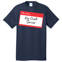 Film Crew Key Craft Service Classic Stars Travel Basic T-shirt | Artistshot