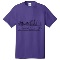 Trending Charleston Minimal Skyline Basic T-shirt | Artistshot