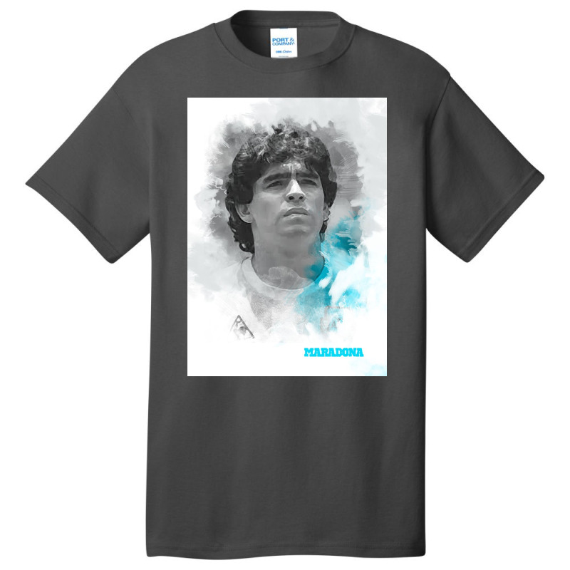 Maradona Painting Art Basic T-shirt | Artistshot