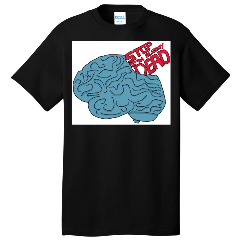 Blue Brains Poster Travel Basic T-shirt | Artistshot