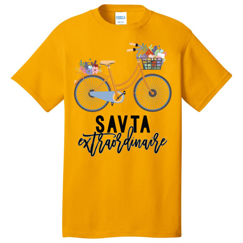 Savta Extraordinaire Gift For Grandmother Basic T-shirt by CueTrendyFinds | Artistshot