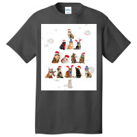 Cat Christmas Lovely Cats Christmas Tree Costume Basic T-shirt | Artistshot