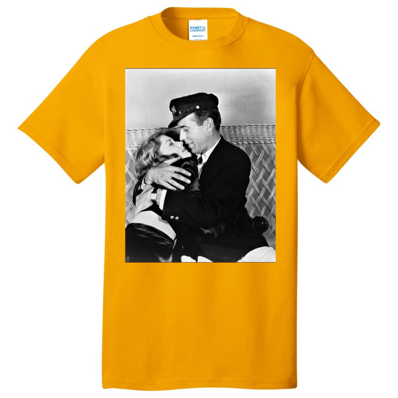 Humphrey Bogart And Lauren Bacall Basic T-shirt by ziyarmestin0 | Artistshot