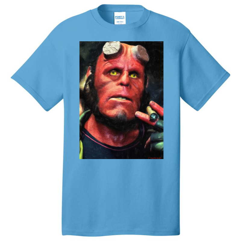 Hellboy Basic T-shirt by saefantoitq | Artistshot