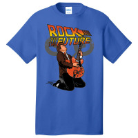 Rock To The Future Basic T-shirt | Artistshot