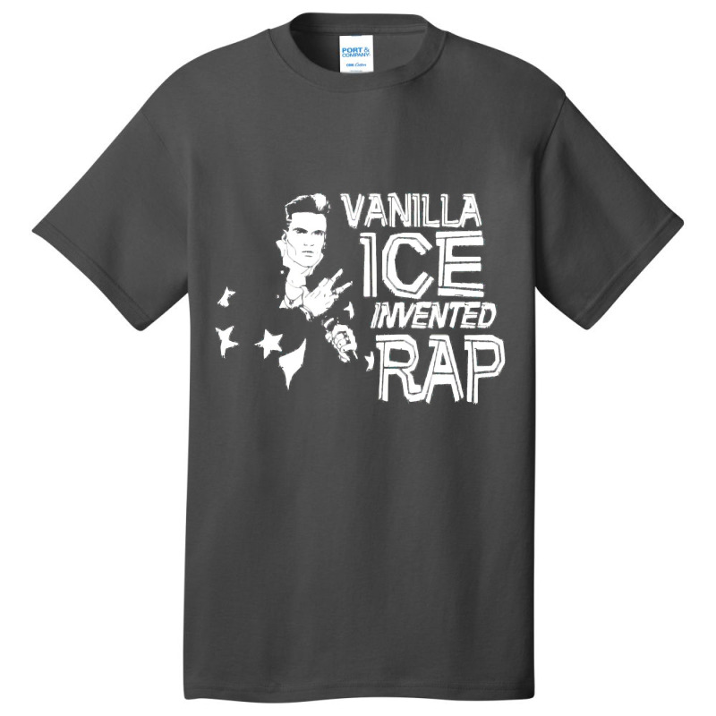 Vanilla Ice Invented Rap Basic T-shirt | Artistshot