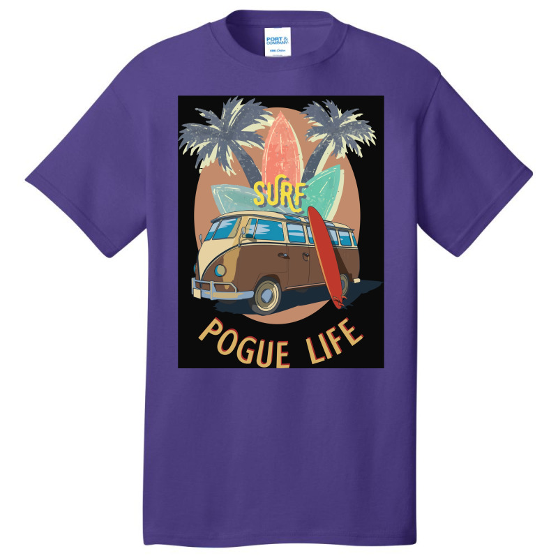 Pogue Life Obx Retro Poster Basic T-shirt | Artistshot