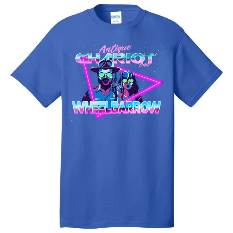 Antique Chariot And Wheelbarrow 80s Retro Fanart Basic T-shirt by kakhuwoldtf | Artistshot