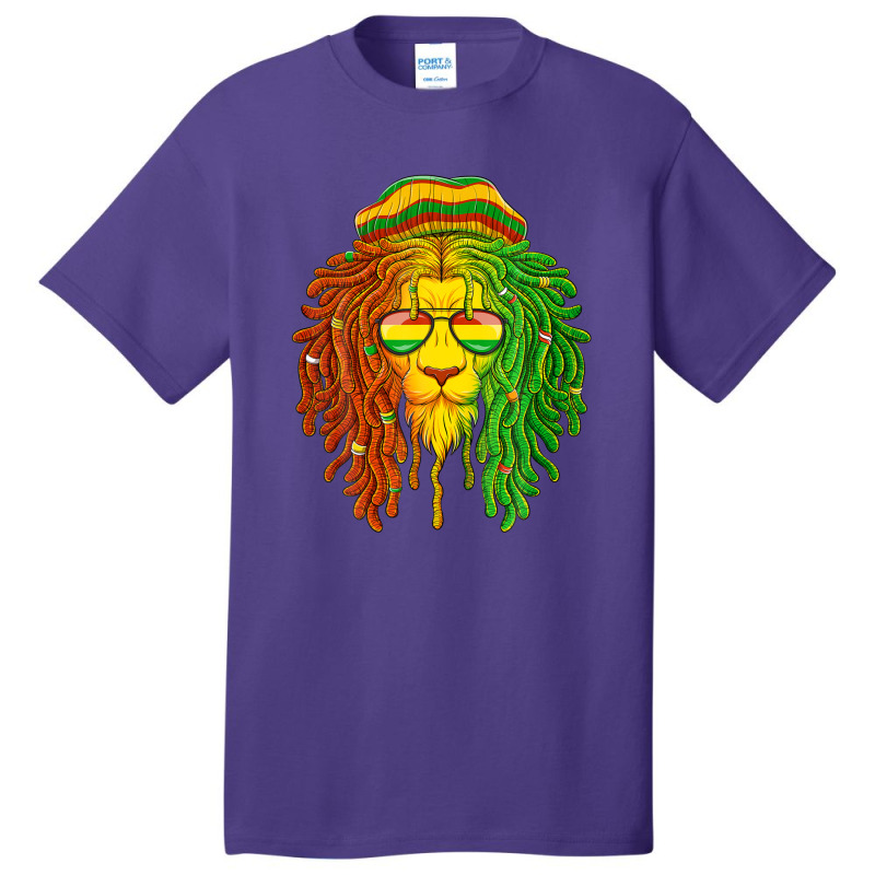 Reggae Music Lovers - Jamaican Lion Mens Womens Boys Kids Basic T-shirt | Artistshot