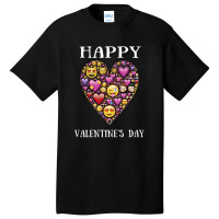 Love Emoticon   Valentine's Day Basic T-shirt | Artistshot