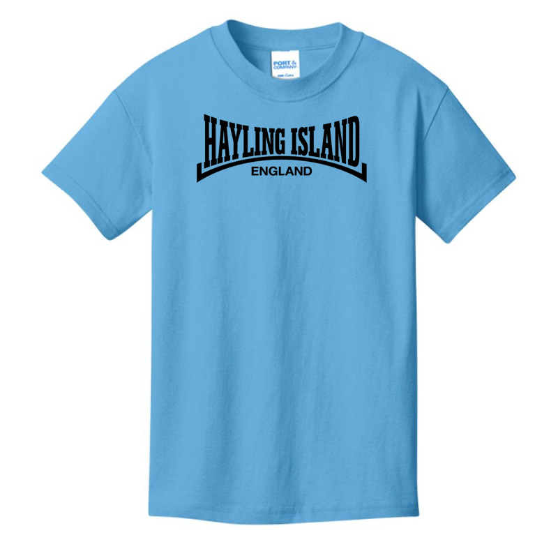 Retro Hayling Island England Design Black Basic Youth T-shirt | Artistshot