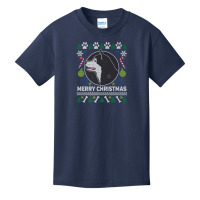 Alaskan Malamute Ugly Christmas Basic Youth T-shirt | Artistshot