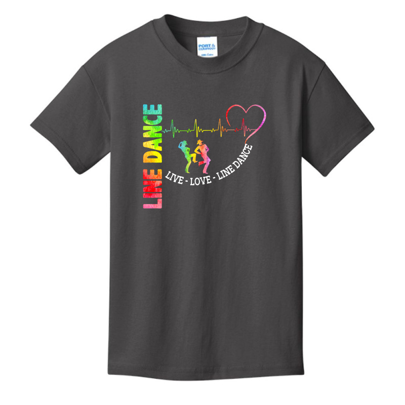 Line Dance  Live Love Line Dance Basic Youth T-shirt by LarryArtist | Artistshot