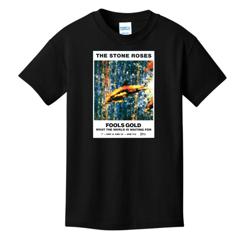 Folls Gold Stone Roses Basic Youth T-shirt by chadjtay | Artistshot