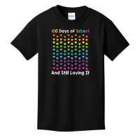 Limited Edition Cute 100 Days Of School And Still Loving It Hearts 100 Basic Youth T-shirt | Artistshot