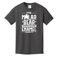 Womens The Molar Bear Fighting Against Enamel Cruelty Tooth Fairy V Ne Basic Youth T-shirt | Artistshot