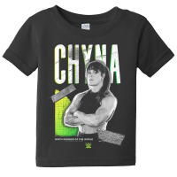 Chyna Ninth Wonder Of The World Distressed Portrai Baby Tee | Artistshot