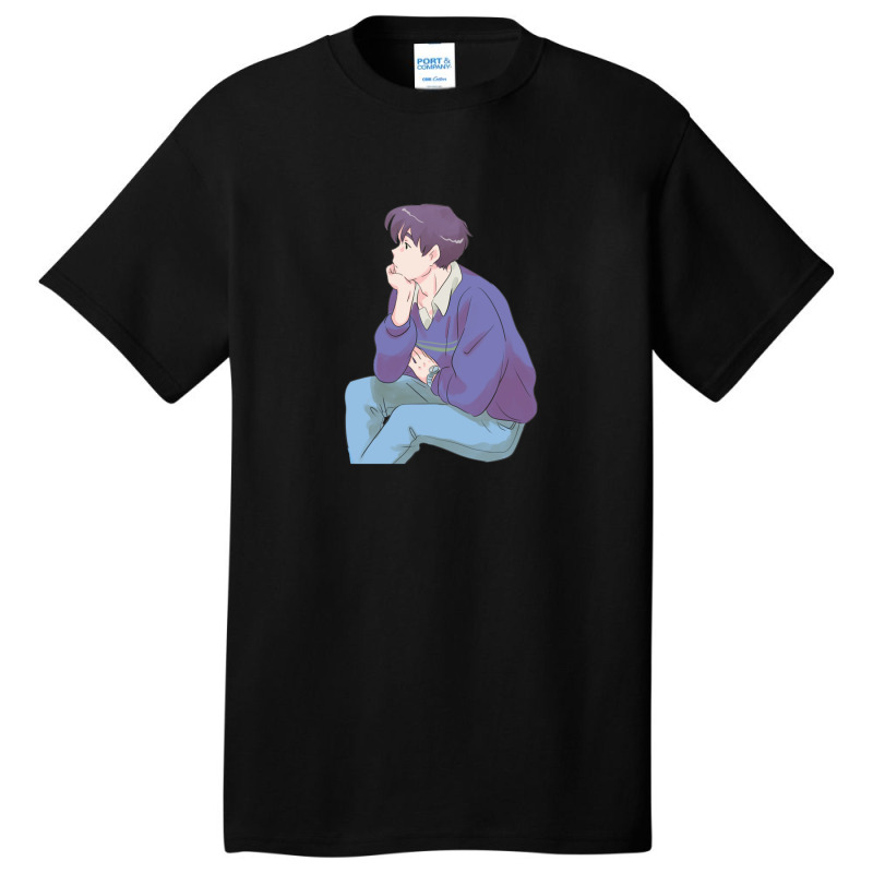 Sad Anime Boy 1 Basic T-shirt | Artistshot