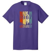 Made In 1967 Limited Edition 55 Years Of Being Awesome 55th Birthday 1 Basic T-shirt | Artistshot