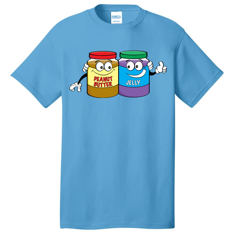 Peanut Butter And Jelly Basic T-shirt by famoustrick | Artistshot