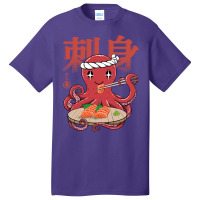 Octopus Sashimi Kawaii Basic T-shirt | Artistshot