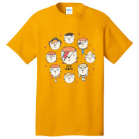 The 9 Lives Of David Meowie Basic T-shirt | Artistshot