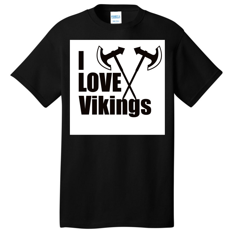 I Love Vikingx27s Shirt Viking  Aesthetic Music Basic T-shirt | Artistshot