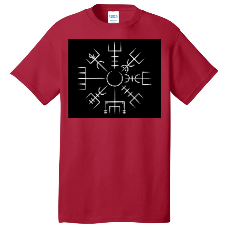 Vegvisir Viking Compass Art Icelandic Staves  Hippie Travel Basic T-shirt | Artistshot