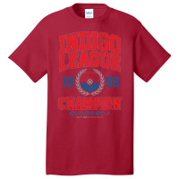 Indigo League Champion (variant) Basic T-shirt | Artistshot