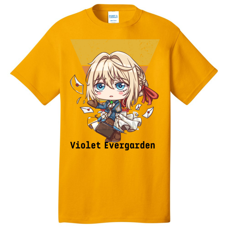 Violet Evergarden Basic T-shirt by dobajagoldiiy | Artistshot