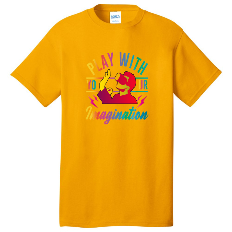 Play With Your Imagination Basic T-shirt by ThomasWaters | Artistshot