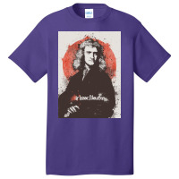 Sir Isaac Newton Painting Art Basic T-shirt | Artistshot