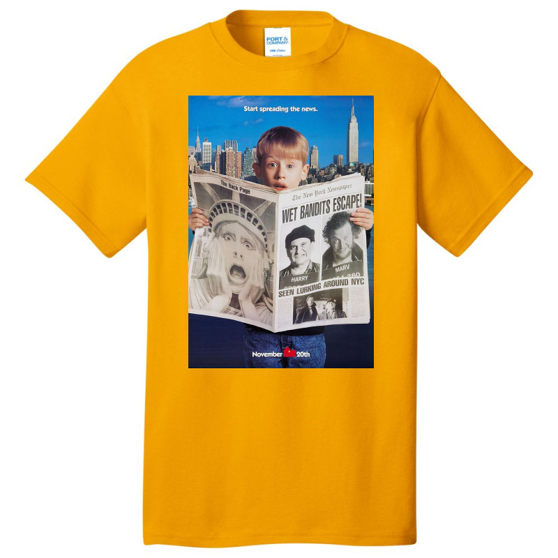 Home Alone Movie Basic T-shirt by steverlopez | Artistshot