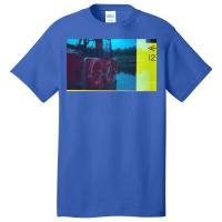 Canal Boat At The Falkirk Wheel Classic Stars Blue Basic T-shirt | Artistshot