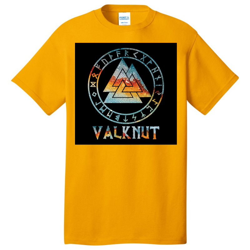 Valknut Vikingviking Norse Runes Viking  Girl Aesthetic Basic T-shirt | Artistshot