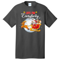 Cats For Everybody Funny Christmas For Cat Santa Lover Basic T-shirt | Artistshot