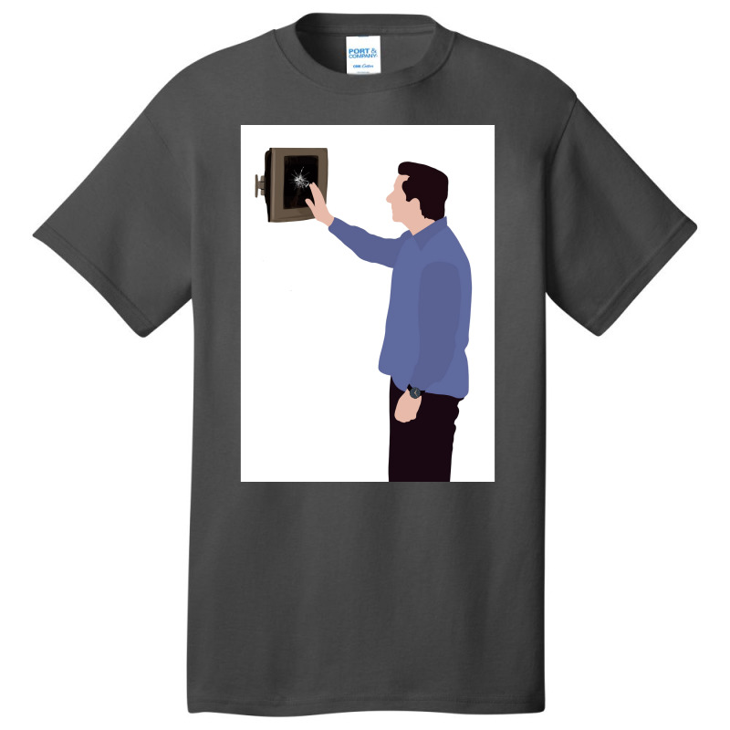 Michael And His 200 Plasma Screen Tv Poster Trending Basic T-shirt by gabyorn2 | Artistshot