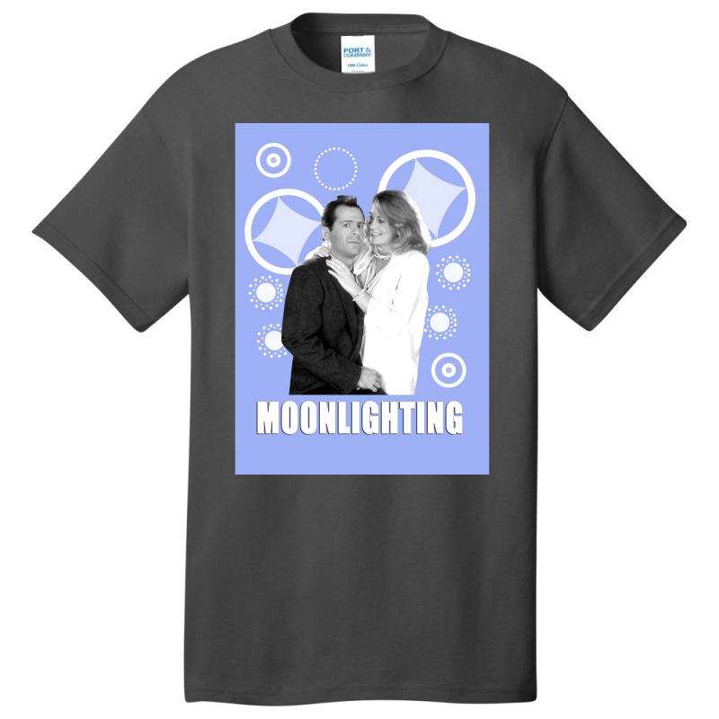 Moonlighting Poster Gift Basic T-shirt by ferrarperishc | Artistshot