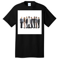 Ncis Cast Drawing Poster Music Basic T-shirt | Artistshot