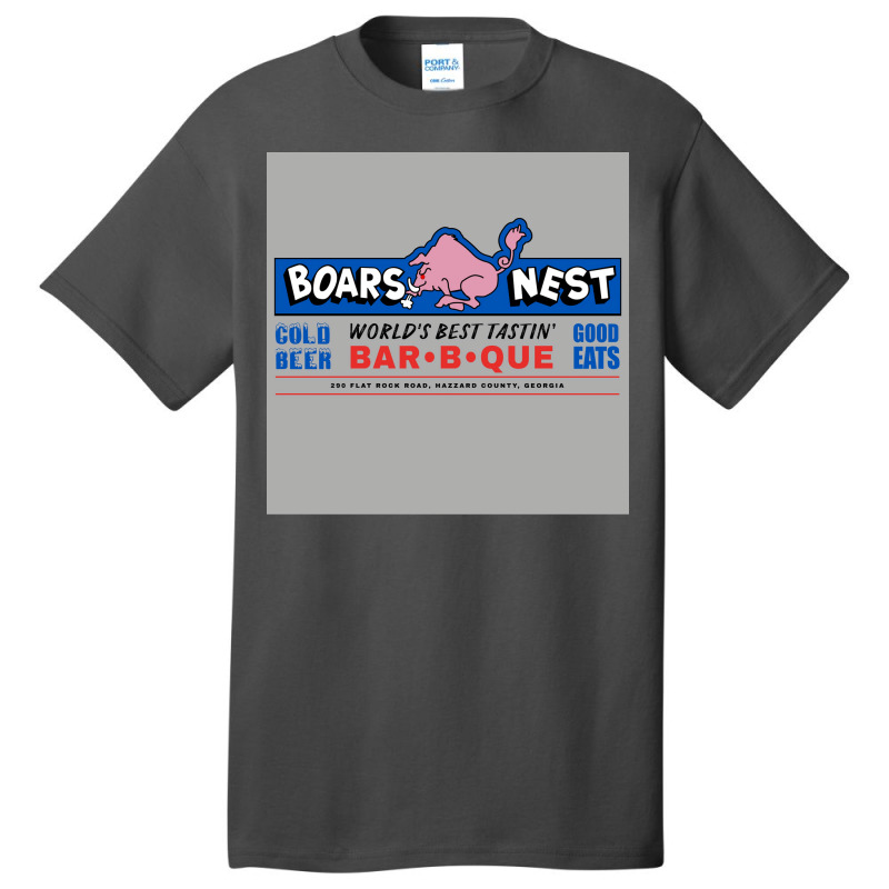 The Boars Nest Hazzard County Poster Cool Basic T-shirt by sivelslebeckl | Artistshot