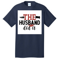 The Hus Did It Funny Crime Poster Boy Basic T-shirt | Artistshot