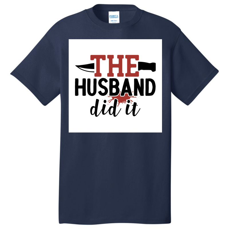 The Hus Did It Funny Crime Poster Boy Basic T-shirt by sivelslebeckl | Artistshot