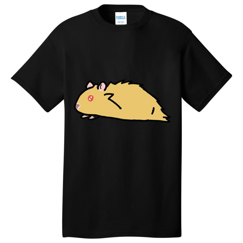 Red Eyed Cream Longhaired Hamster Basic T-shirt | Artistshot