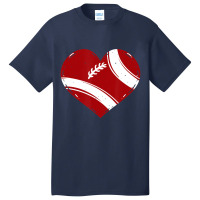 Hot Trend Football Lover Football Heart Valentines Day Boys Girls Kids Basic T-shirt | Artistshot