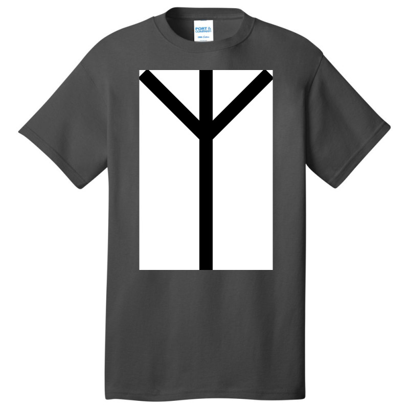 Algiz Rune  Vintage Humor Basic T-shirt by fiserpoughk | Artistshot