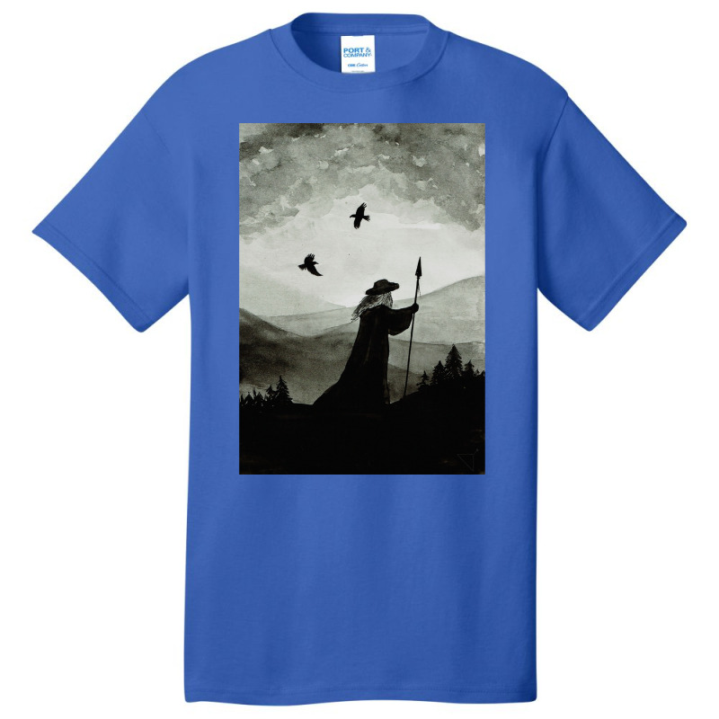 Odin Huginn And Muninn  80s Vintage Basic T-shirt | Artistshot