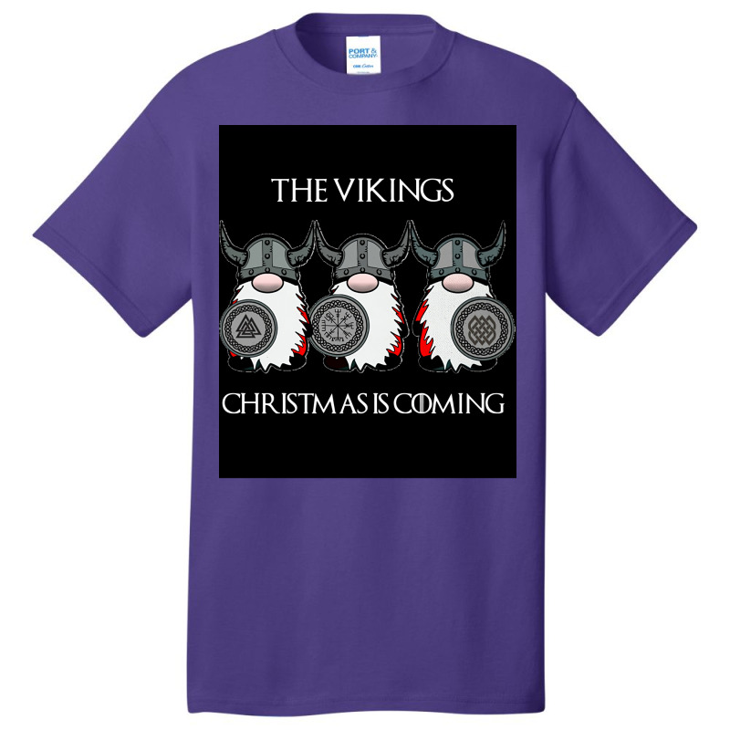 Thevikingschristmasiscoming  Funny Aesthetic Basic T-shirt | Artistshot