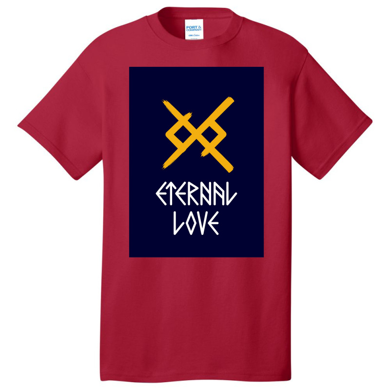 Viking Eternal Love Rune  Nature Hipster Basic T-shirt | Artistshot