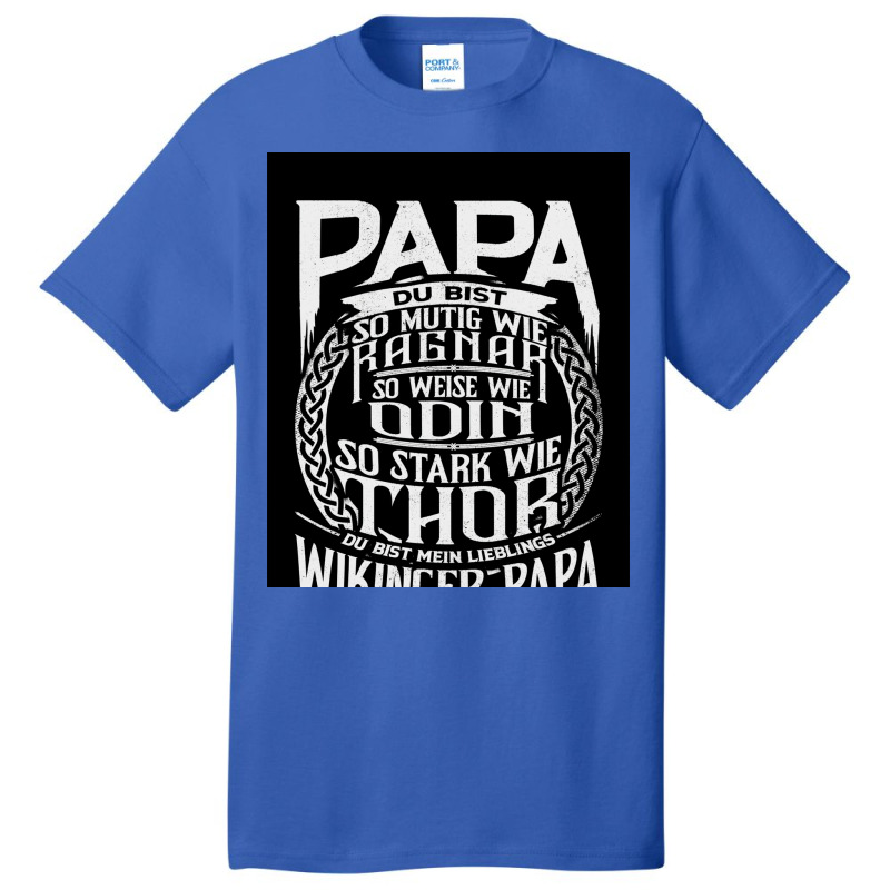 Viking Papa Odin Ragnar Fatherx27s Day  Trending 70s Basic T-shirt | Artistshot