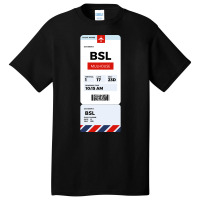 Mulhouse Boarding Pass Basic T-shirt | Artistshot